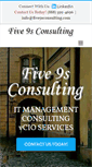 Mobile Screenshot of five9sconsulting.com