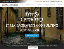 Tablet Screenshot of five9sconsulting.com